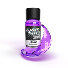 Spaz Stix - Candy Purple Airbrush Ready Paint, 2oz Bottle - Hobby Recreation Products