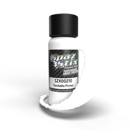 Spaz Stix - High Quality Sandable Primer, Airbrush Ready Paint, 2oz Bottle - Hobby Recreation Products