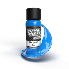 Spaz Stix - Solid Blue Airbrush Ready Paint, 2oz Bottle - Hobby Recreation Products