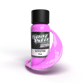 Spaz Stix - Solid Pink Airbrush Ready Paint, 2oz Bottle - Hobby Recreation Products