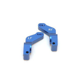 ST Racing Concepts - ALUMINUM 1 DEG TOE-IN REAR HUB CARRIERS (BLUE) - Hobby Recreation Products