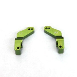 ST Racing Concepts - Aluminum 1 Deg. Toe-In Rear Hub Carriers, Green, for Traxxas Slash, Stampede VXL, Rustler VXL - Hobby Recreation Products