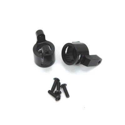 ST Racing Concepts - ALUMINUM C-HUBS FOR AXIAL WRAITH, XR 10, & BOMBER (1 PAIR) BLACK - Hobby Recreation Products