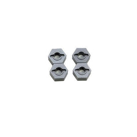 ST Racing Concepts - ALUMINUM HEX ADAPTERS FOR SLASH 4X4 (GUNMETAL) - Hobby Recreation Products