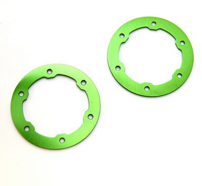 ST Racing Concepts - Aluminum LW Beadlock Rings, Green, for Proline Slash / Slayer Epic / Split Six Rims, 1pr - Hobby Recreation Products