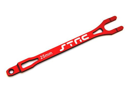 ST Racing Concepts - ALUMINUM PRO RACING BATTERY STRAP FOR TRAXXAS SLASH (RED) - Hobby Recreation Products