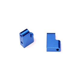 ST Racing Concepts - Aluminum Steering Servo Mount, Blue, for Associated DR10, 1pr - Hobby Recreation Products