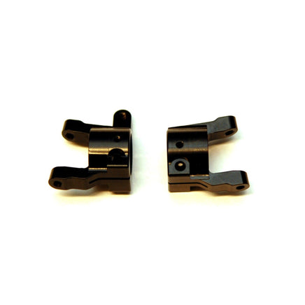 ST Racing Concepts - Black CNC Machined Brass Front C-hub Carriers, for Associated Element Enduro - Hobby Recreation Products