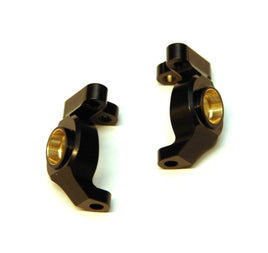 ST Racing Concepts - Black CNC Machined Brass Front Steering Knuckle, for Associated Element Enduro - Hobby Recreation Products