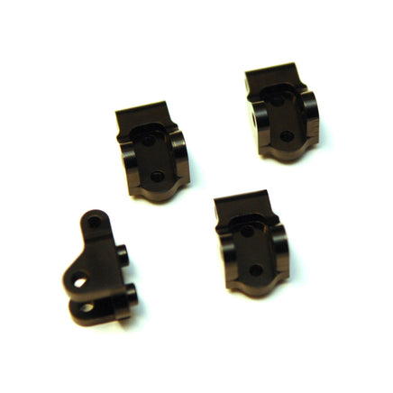 ST Racing Concepts - Black CNC Machined Brass Lower Shock/Link Mount, for Associated Enduro, 4pcs - Hobby Recreation Products