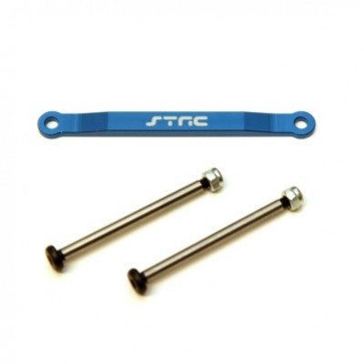 ST Racing Concepts - CNC Aluminum Front Hingepin Brace Kit w/Lock-nut Style Hingepins (Blue) Rustler/Bigfoot/Stam - Hobby Recreation Products