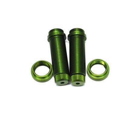 ST Racing Concepts - CNC Machined Aluminum Big Bore Rear Shock Body Set, for Traxxas Slash 4x4/2WD (2pcs) Green - Hobby Recreation Products