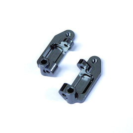 ST Racing Concepts - CNC Machined Aluminum Front Caster Blocks for Traxxas Drag Slash/Bandit, Gun Metal, 1 Pair - Hobby Recreation Products