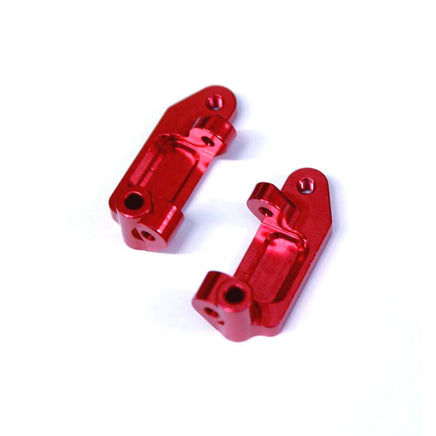 ST Racing Concepts - CNC Machined Aluminum Front Caster Blocks for Traxxas Drag Slash/Bandit, Red, 1 Pair - Hobby Recreation Products