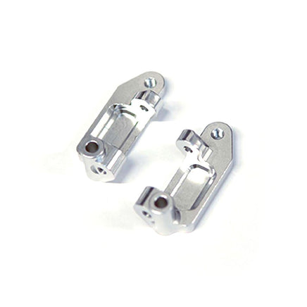 ST Racing Concepts - CNC Machined Aluminum Front Caster Blocks for Traxxas Drag Slash/Bandit, Silver, 1 Pair - Hobby Recreation Products