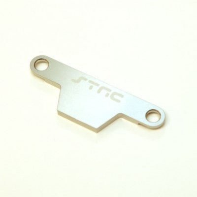 ST Racing Concepts - CNC Machined Aluminum HD Battery Hold Down Plate (Rustler/Bandit) Silver - Hobby Recreation Products
