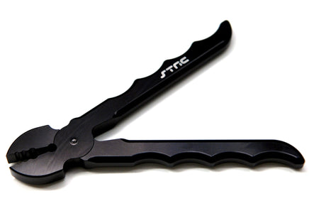 ST Racing Concepts - CNC MACHINED PRECISION ALUMINUM SHOCK SHAFT PLIERS - STEALTH BLACK - Hobby Recreation Products
