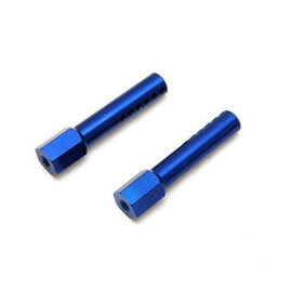 ST Racing Concepts - FRONT BODY POSTS SLASH / RUSTLER (PAIR) BLUE - Hobby Recreation Products