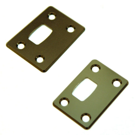 ST Racing Concepts - Gun Metal Chassis Protector Plates, Front & Rear, for Arrma Outcast 6S - Hobby Recreation Products
