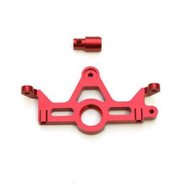 ST Racing Concepts - Heavy-Duty Aluminum Motor Mount, Red, for Traxxas Slash & Hoss 4x4 - Hobby Recreation Products