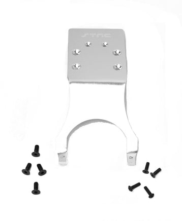 ST Racing Concepts - REAR SKID PLATE (SILVER) STAMPEDE / SLASH - Hobby Recreation Products