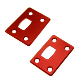 ST Racing Concepts - Red Chassis Protector Plates, Front & Rear, for Arrma Outcast 6S - Hobby Recreation Products