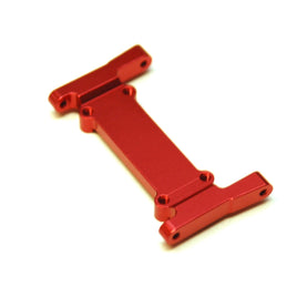 ST Racing Concepts - Red CNC Machined Aluminum Battery Tray Mount, Front Chassis Brace, for Element Enduro - Hobby Recreation Products