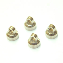 ST Racing Concepts - Silver CNC Machined Aluminum Upper Shock Caps, for Associated Enduro, 4pcs - Hobby Recreation Products