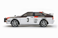 Tamiya - 1/10 RC Audi Quattro A2 Rally Car Kit, w/ TT-02 Chassis - Includes HobbyWing THW 1060 ESC