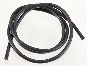 TQ Wire - 10 Gauge Super Flexible Wire- Black 3' - Hobby Recreation Products