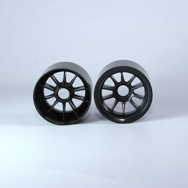 Tuning Haus - F1 Foam Front Wheels (2) Black (use with Shimizu Rubber) - Hobby Recreation Products