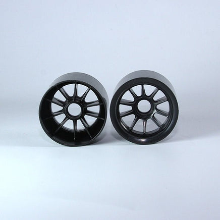 Tuning Haus - F1 Foam Front Wheels (2) Black (use with Shimizu Rubber) - Hobby Recreation Products