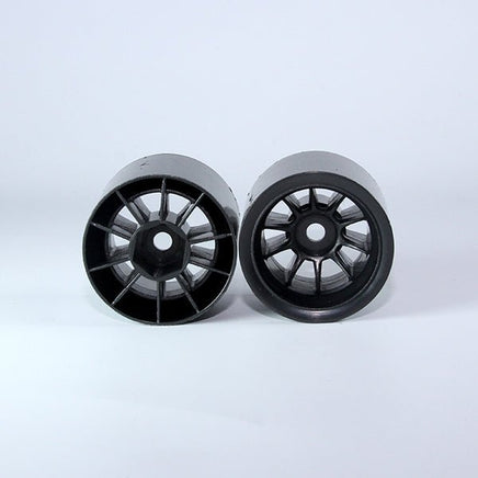 Tuning Haus - F1 Foam Rear Wheels (2) Black (use with Shimizu rubber) - Hobby Recreation Products