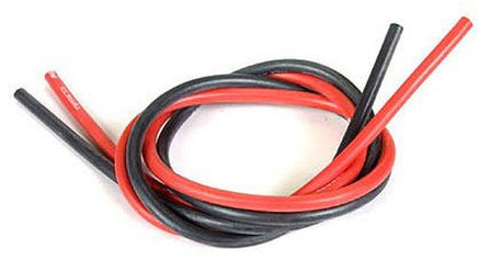 WS Deans - Red & Black 12 Gauge Wet Noodle Wire, 3ft - Hobby Recreation Products