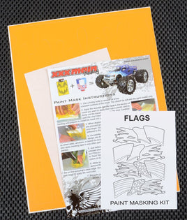 XXX Main Racing - Flags Paint Mask - Hobby Recreation Products