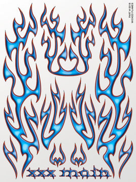 XXX Main Racing - Wicked Flames Sticker Sheet - Hobby Recreation Products