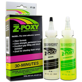ZAP Glue - Z-Poxy 30 Minute Formula 8oz - Hobby Recreation Products