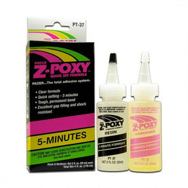 ZAP Glue - Z-Poxy 5 Minute Epoxy 4 oz. Set - Hobby Recreation Products
