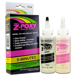 ZAP Glue - Z-Poxy Quick Set Formula 8oz - Hobby Recreation Products