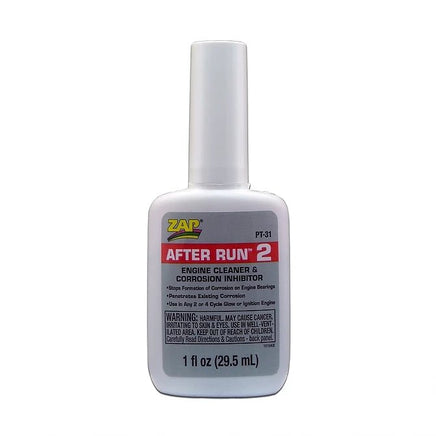 ZAP Glue - Zap After-Run Engine Treatment 1oz Bottle - Hobby Recreation Products