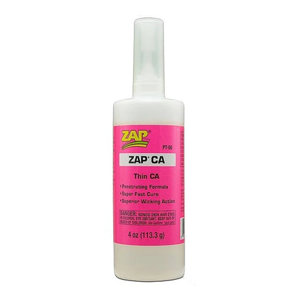 ZAP Glue - Zap CA Glue 4oz Bottle - Hobby Recreation Products