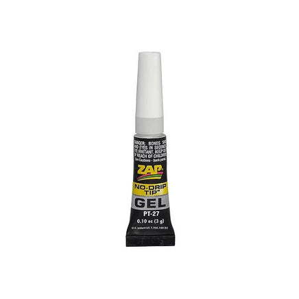 ZAP Glue - Zap Gel 3 gram Tube - Hobby Recreation Products